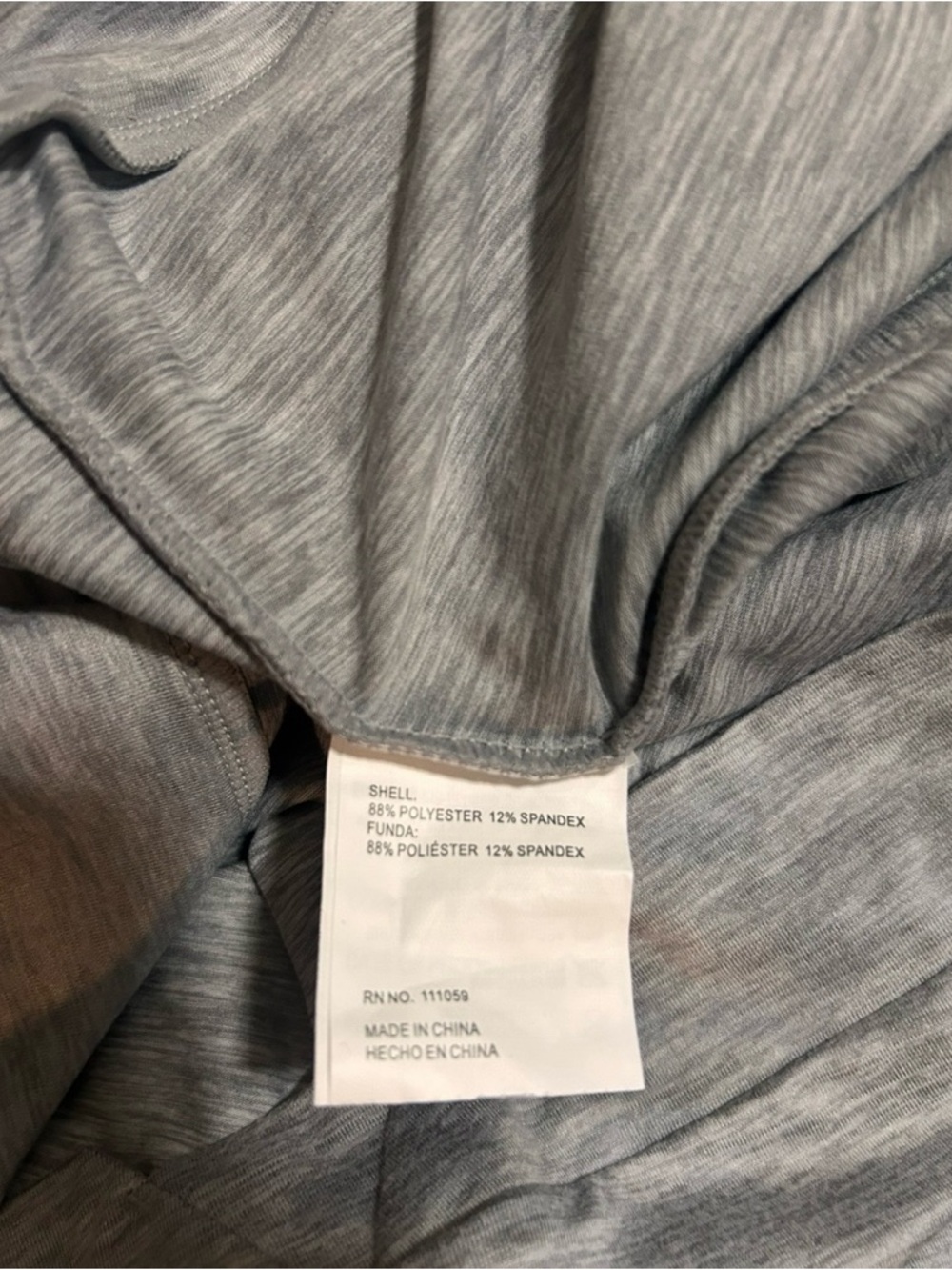 Gray Camo Cropped Hoodie Athleisure Lightweight Stretch Comfy - Picture 5 of 5